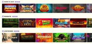 Julius Casino jeux et machines à sous